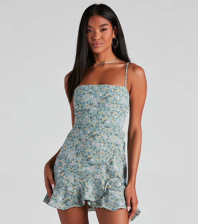 All My Love Ditsy Floral Mini Dress ...